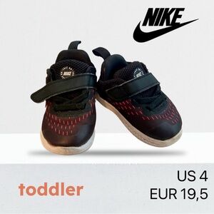 👍*GUC* NIKE | US 4K EU 19.5 | Classic Black Unisex Toddler Sporty Sneakers